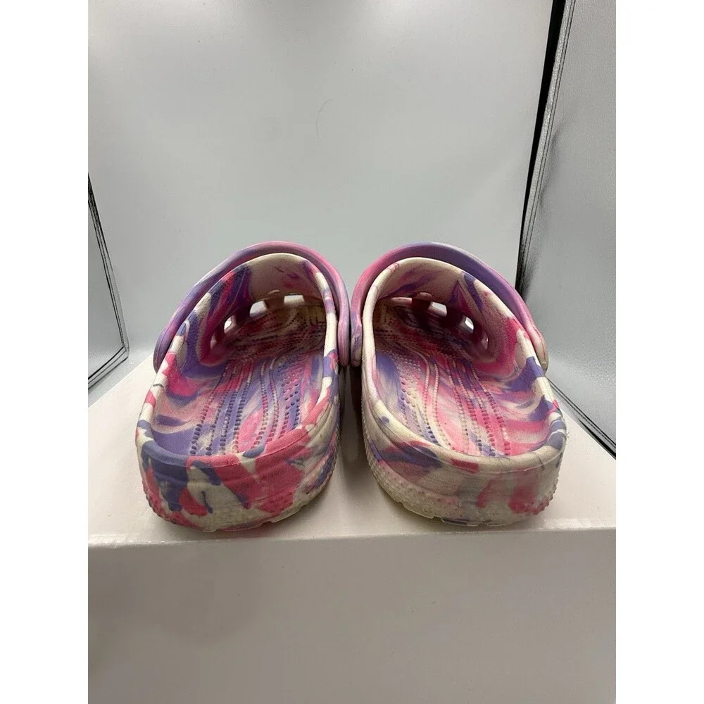 Crocs Kids Classic Clogs Kids Size 1 – Swirl Multicolor
